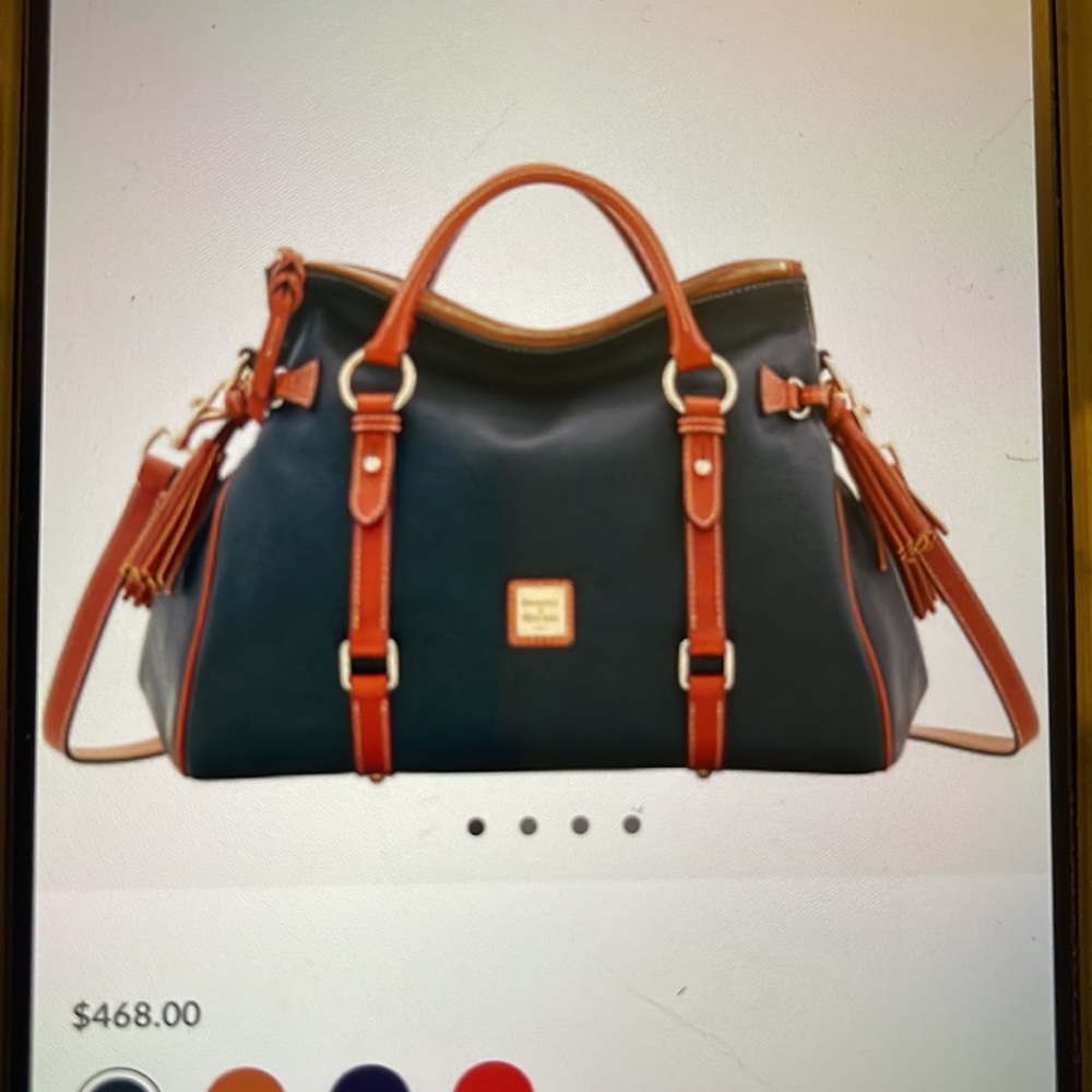 Dooney & Bourke Pebbled Satchel